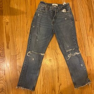 Size 25, never worn Abercrombie and Fitch  jeans! Perfect condition